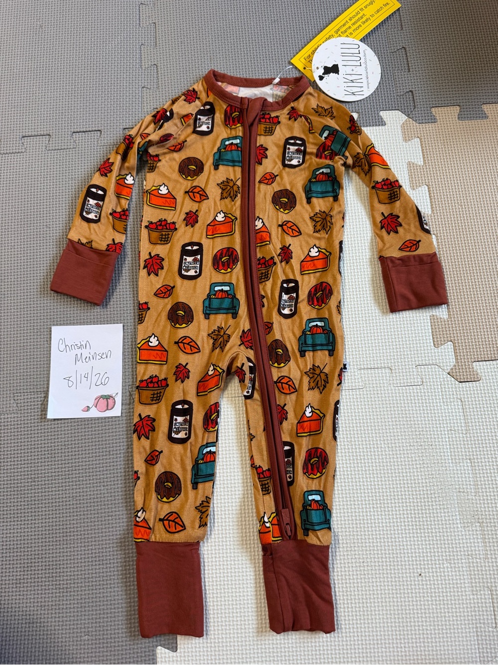 Kiki & Lulu Fall Pajamas 3-6 months